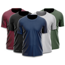 Set of 5 technological T-shirts for men