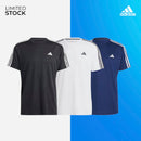 3 Adidas Essentials 3-Stripes Training Shirts (Buy 1, get 3 free)
