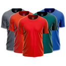 Pack of 5 men's dry fit gym t-shirts – anti-sweat