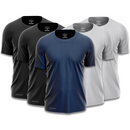 Pack of 5 men's dry fit gym t-shirts – anti-sweat