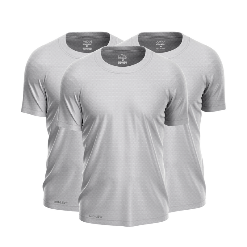 Set of 3 dry fit training t-shirts for men – anti-sweat