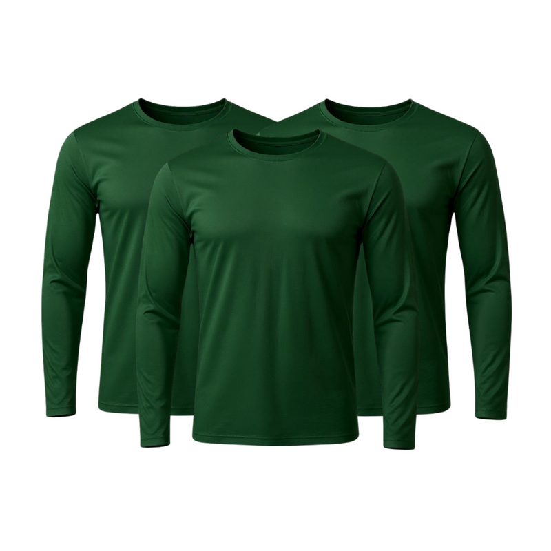 Set of 3 Technological Long Sleeve T-Shirts - ThermoShirt