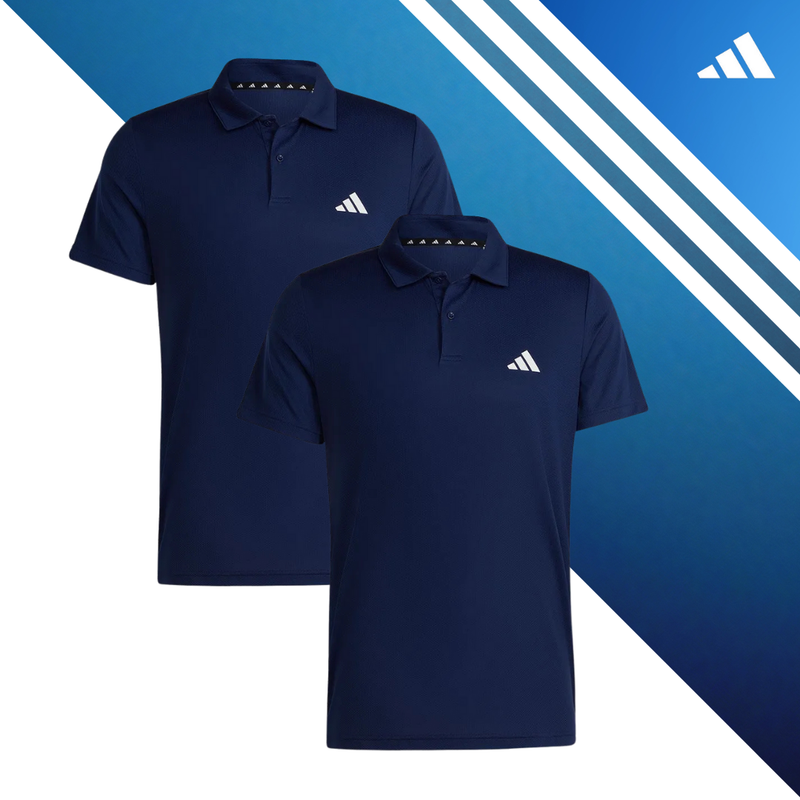 Set of 2 adidas Tr-Es Base Short Sleeve Polo