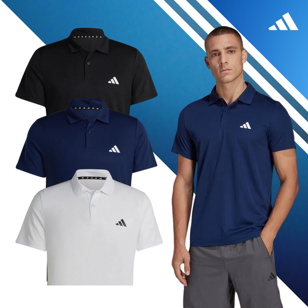 Set of 3 adidas Tr-Es Base Short Sleeve Polo