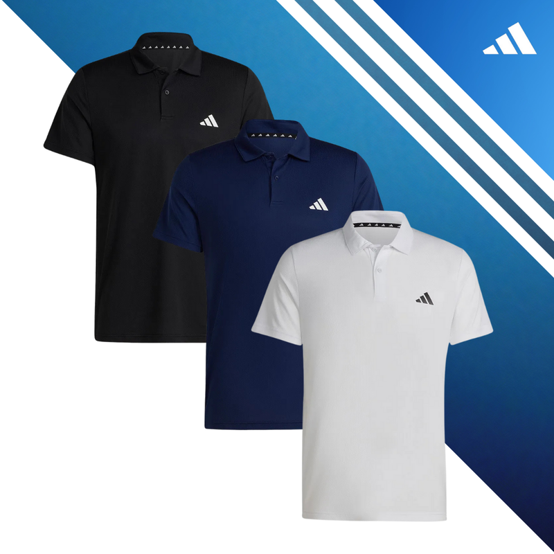 Set of 3 adidas Tr-Es Base Short Sleeve Polo