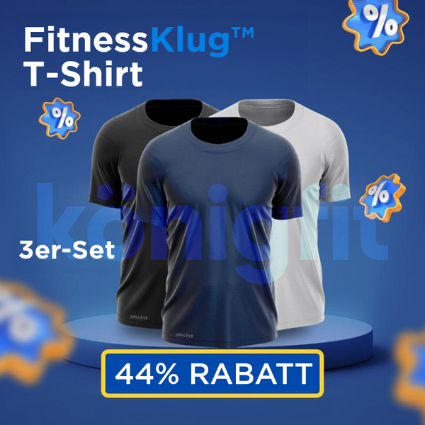Set of 3 Technological T-Shirts – Anti-Sweat