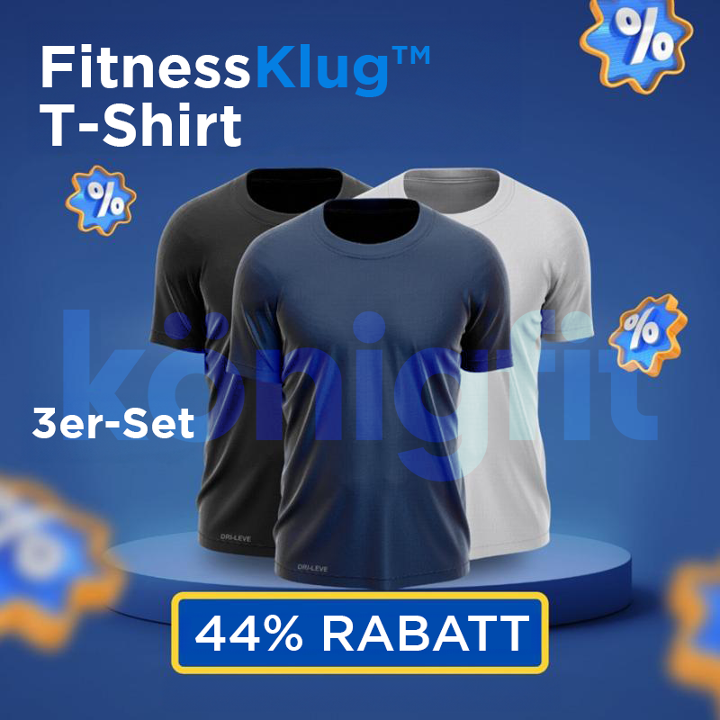 Set of 3 Technological T-Shirts – Anti-Sweat