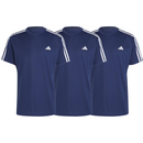 3 Adidas Essentials 3-Stripes Training Shirts (Buy 1, get 3 free)