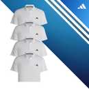 Set of 4 adidas Tr-Es Base Short Sleeve Polo