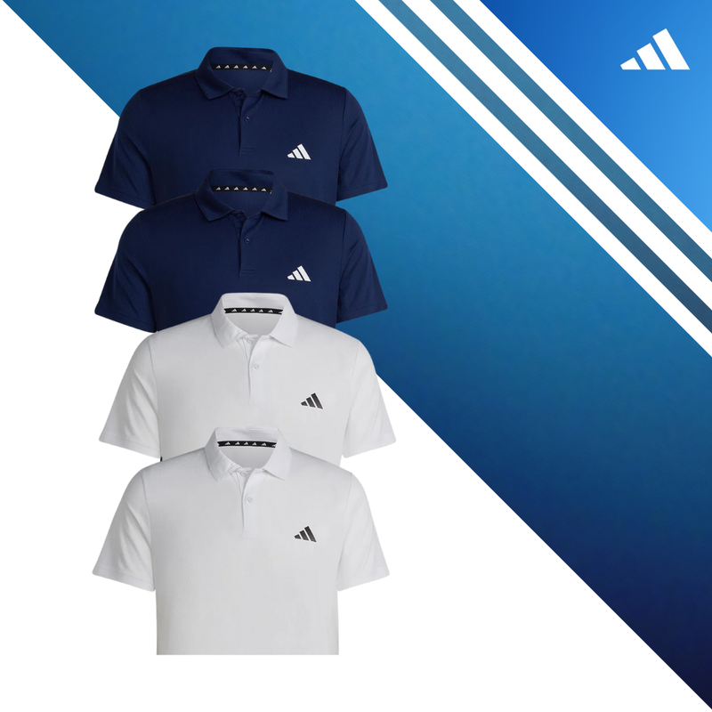 Set of 4 adidas Tr-Es Base Short Sleeve Polo