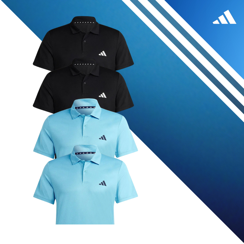 Set of 4 adidas Tr-Es Base Short Sleeve Polo