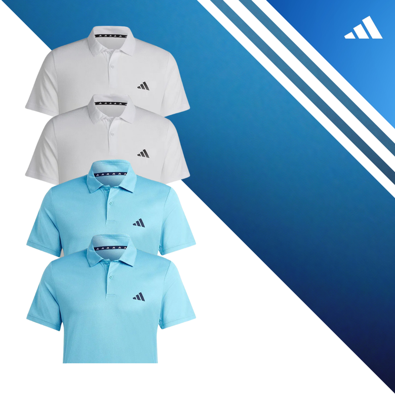 Set of 4 adidas Tr-Es Base Short Sleeve Polo