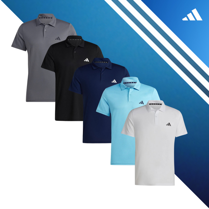 Set of 5 adidas Tr-Es Base Short Sleeve Polo