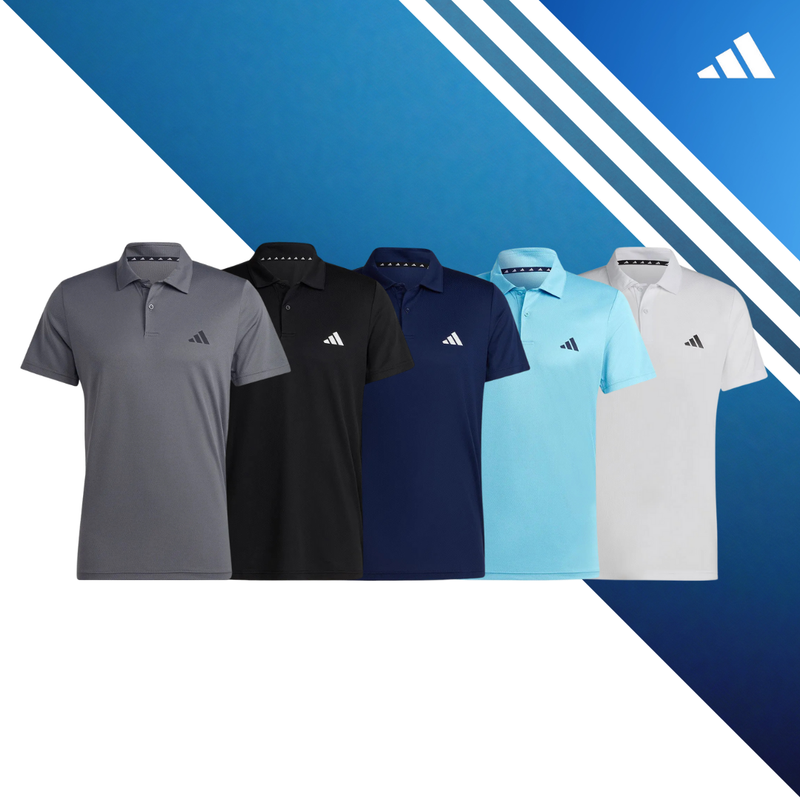 Set of 5 adidas Tr-Es Base Short Sleeve Polo