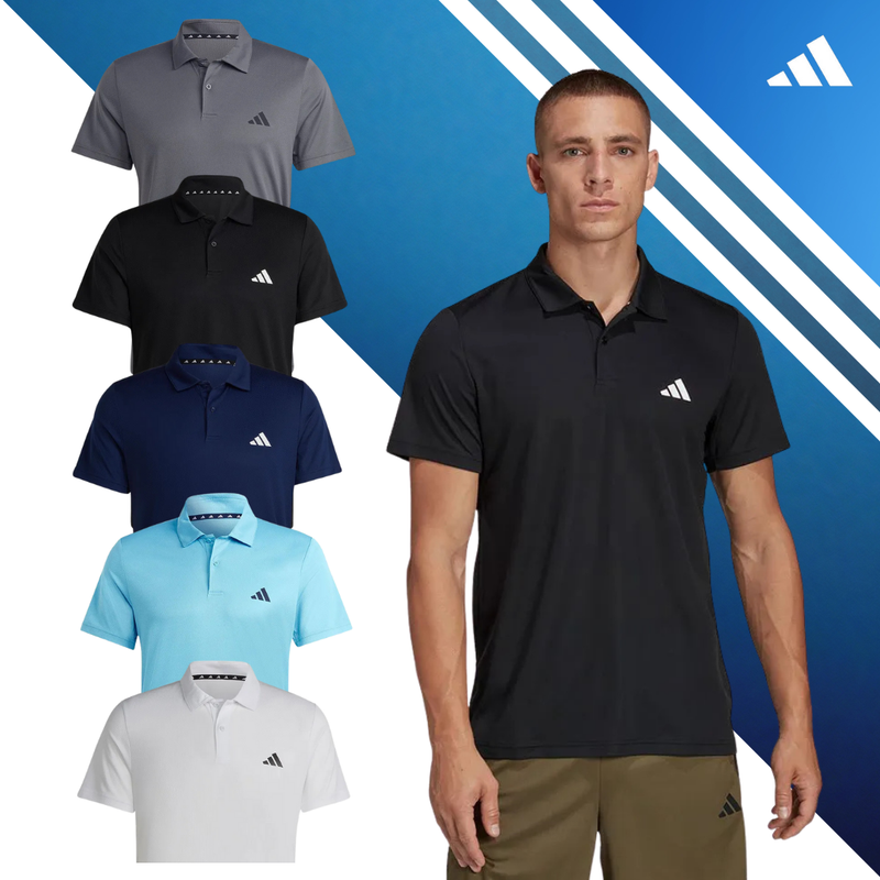 Set of 5 adidas Tr-Es Base Short Sleeve Polo