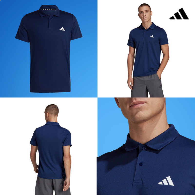 Set of 4 adidas Tr-Es Base Short Sleeve Polo