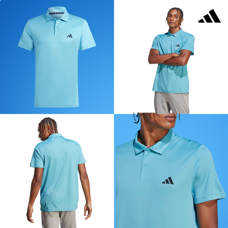 Set of 5 adidas Tr-Es Base Short Sleeve Polo
