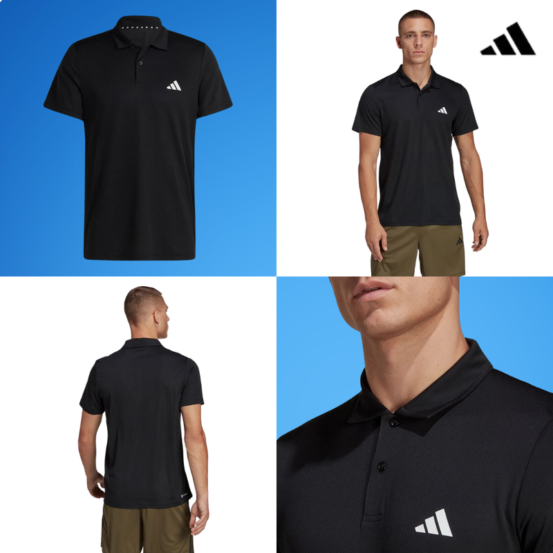 Set of 4 adidas Tr-Es Base Short Sleeve Polo