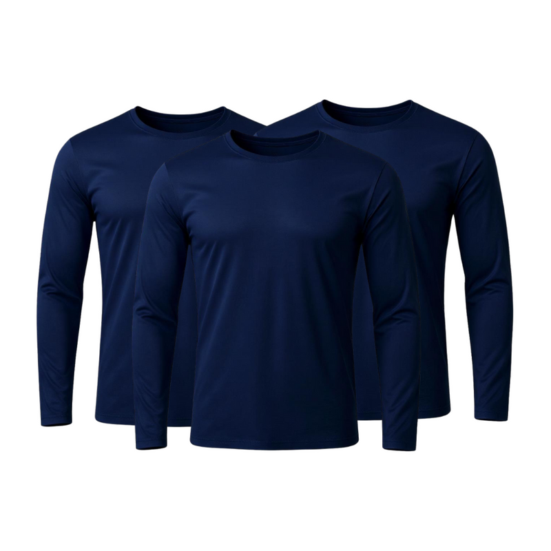 Set of 3 Technological Long Sleeve T-Shirts - ThermoShirt