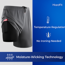 2-in-1 compression shorts