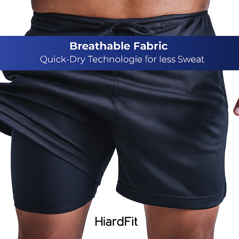 2-in-1 compression shorts
