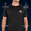 3 Adidas Essentials 3-Stripes Training Shirts (Buy 1, get 3 free)