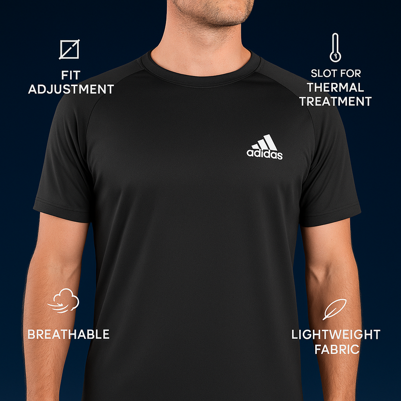 3 Adidas Essentials 3-Stripes Training Shirts (Buy 1, get 3 free)