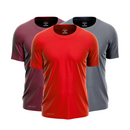 Set of 3 dry fit training t-shirts for men – anti-sweat