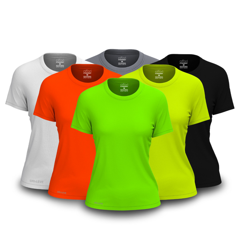 6-piece women's T-shirt set - anti-sweat
