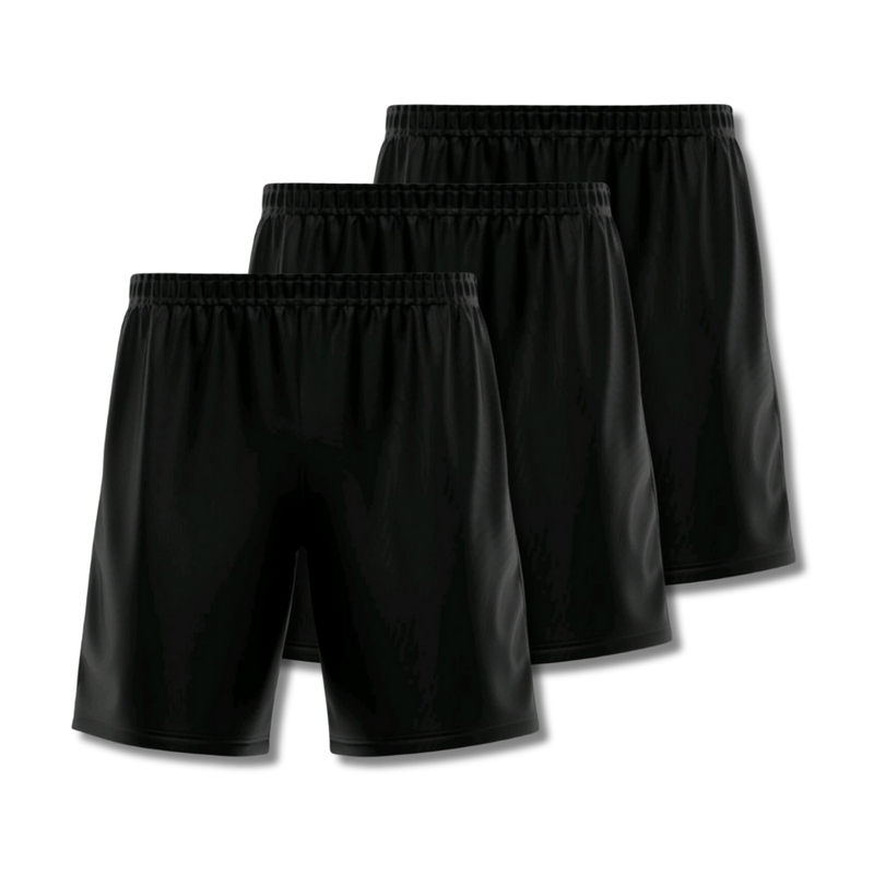 Men's 3-piece shorts set – anti-sweat and anti-odor