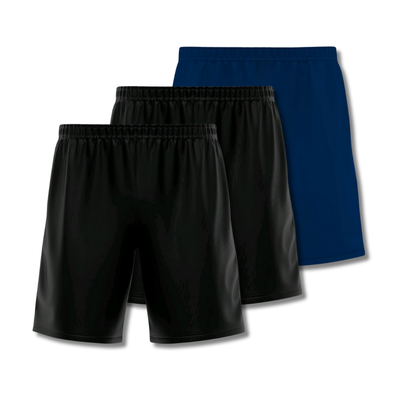 Men's 3-piece shorts set – anti-sweat and anti-odor