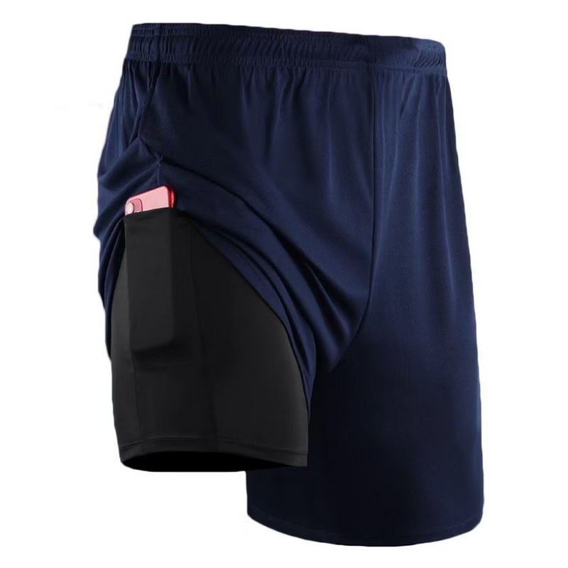 2-in-1 compression shorts