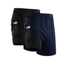 2-in-1 compression shorts set (2 Units)